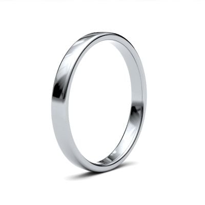 James Moore Wedding Ring  | 2.5mm | Light | Size Soft Court | AG_2.5LLS-9W AG_2.5LLS-9W