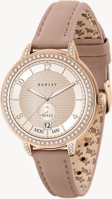 Radley Series 33 Amoled Smart Watch (37mm) Pink Leather Strap RYS33-2166