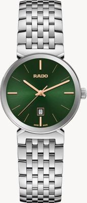 RADO Florence Quartz (30mm) Green Sunray Dial / Stainless Steel Bracelet R48913313