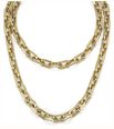 Olivia Burton Honeycomb Geo Gold Plated Chain Link Necklace 24100609 - alternate view 2