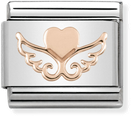 Nomination Classic Dotted Heart Steel Charm 430104/01