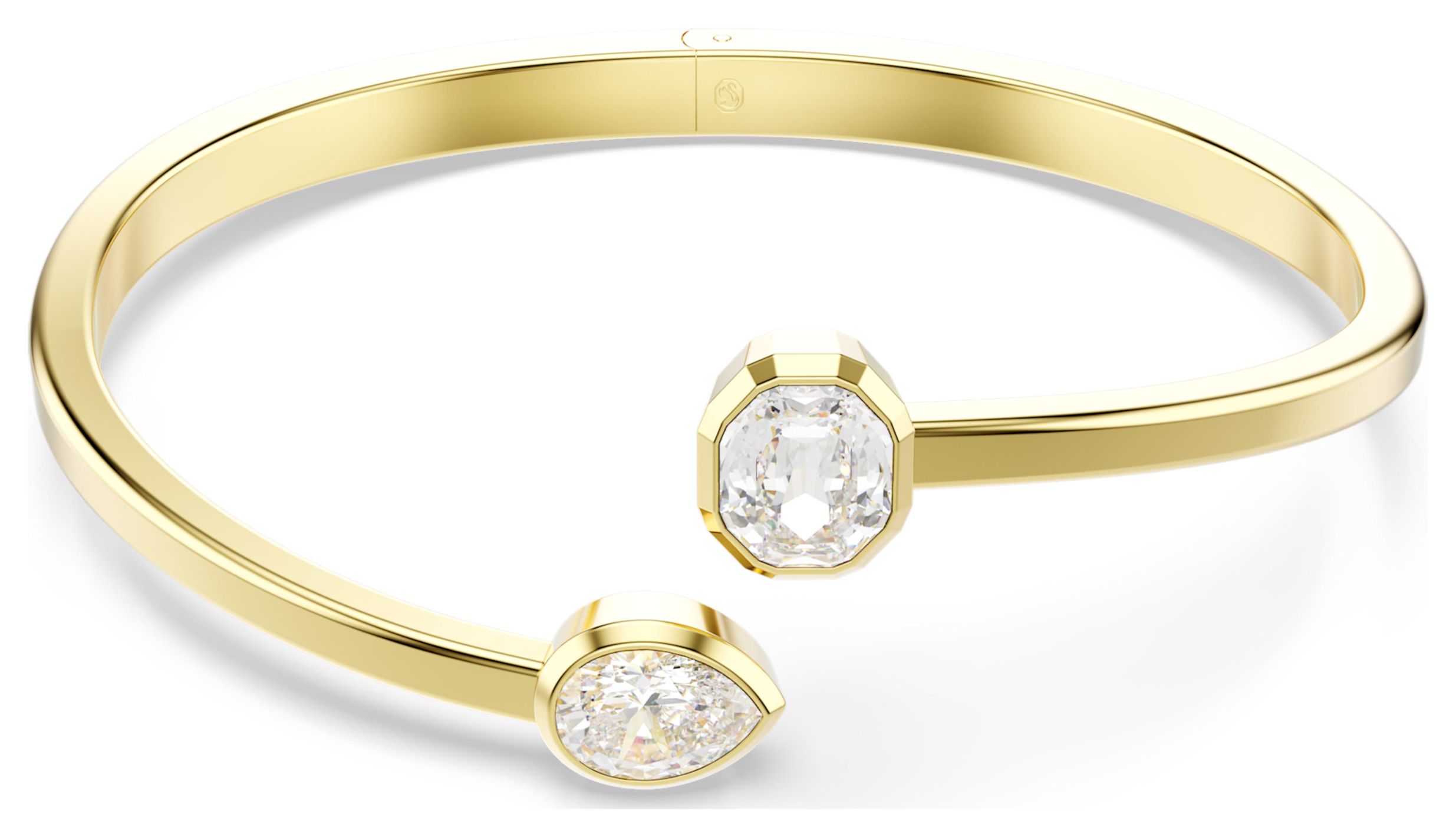 Swarovski 5714314 Imber Bangle White Crystals Gold-Tone Jewellery