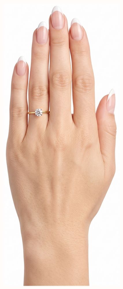 James Moore & Co 0.59ct Round Brilliant Natural Diamond 18ct Yellow Gold Solitaire Ring J68708 - alternate view 4