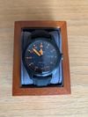 Customer picture of Seiko 5 Sports Flieger Automatic Black and Orange Watch SRPH33K1