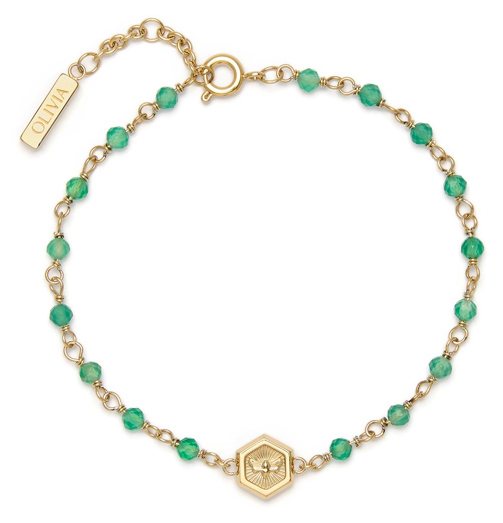 Olivia Burton 24100175 Trend Edition Minima Bee Green and Jewellery
