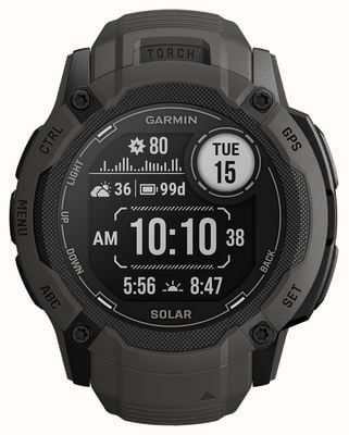 Garmin Instinct 2X Solar Graphite Silicone Strap 010-02805-00