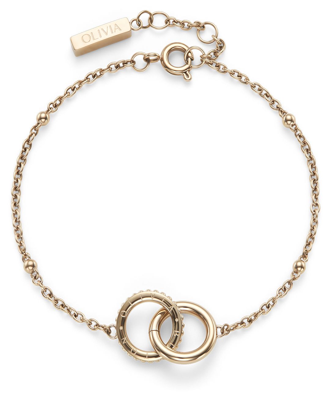 Olivia Burton 24100316 Ladies Rose-Gold Amity Interlock Jewellery
