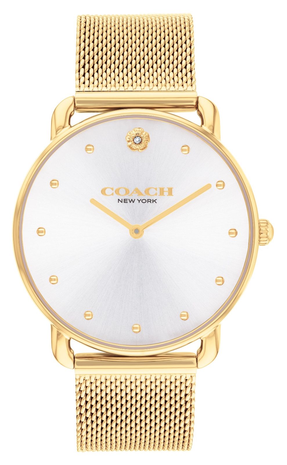 Coach 14504208 Women's Elliot (36mm) Silver Dial / Gold-Tone Watch
