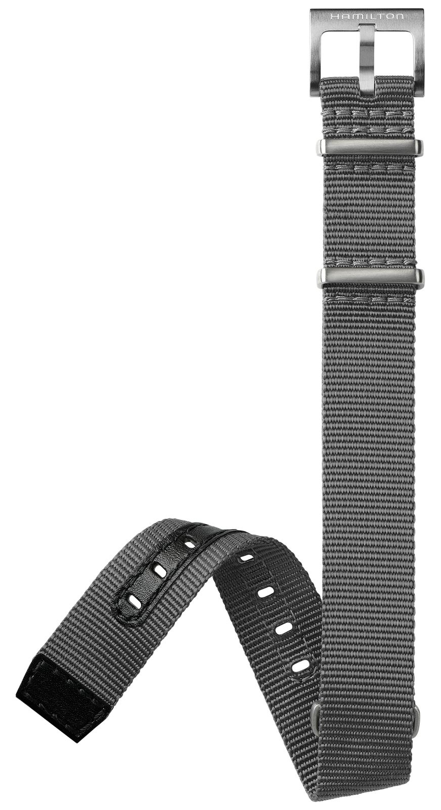 Hamilton Straps H690764105 Khaki Aviation Grey Nato Strap – Watch