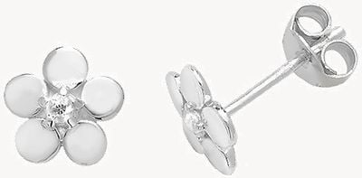 Treasure House Silver Flower Stud Earrings G51053