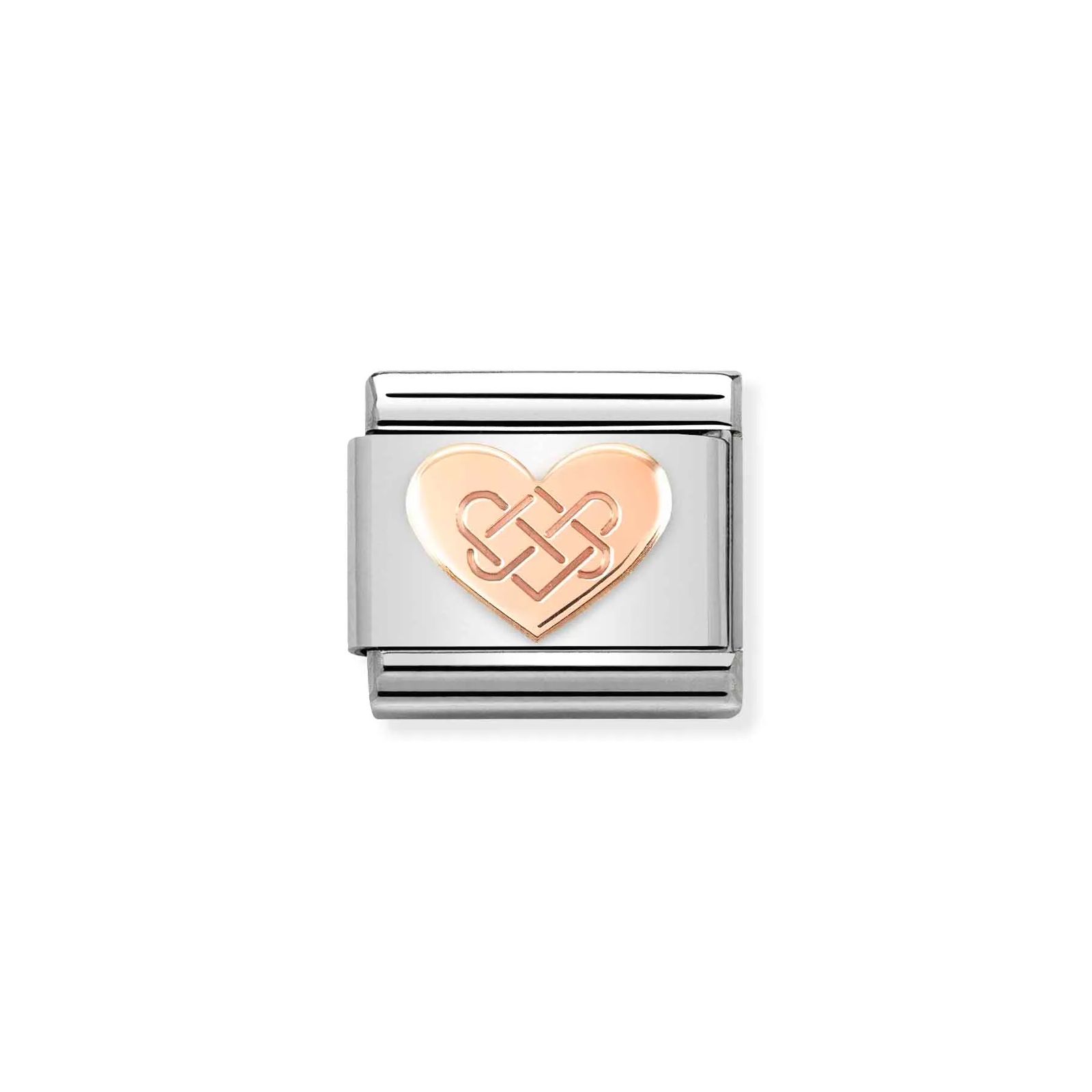 Nomination 430104/38 Classic Celtic Knot Heart Rose Gold & Jewellery
