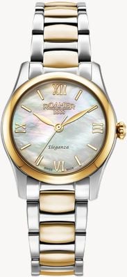 Roamer Eleganza Quartz (32mm) Mother-of-Pearl Dial / Two-Tone Stainless Steel Bracelet 974847 47 20 20