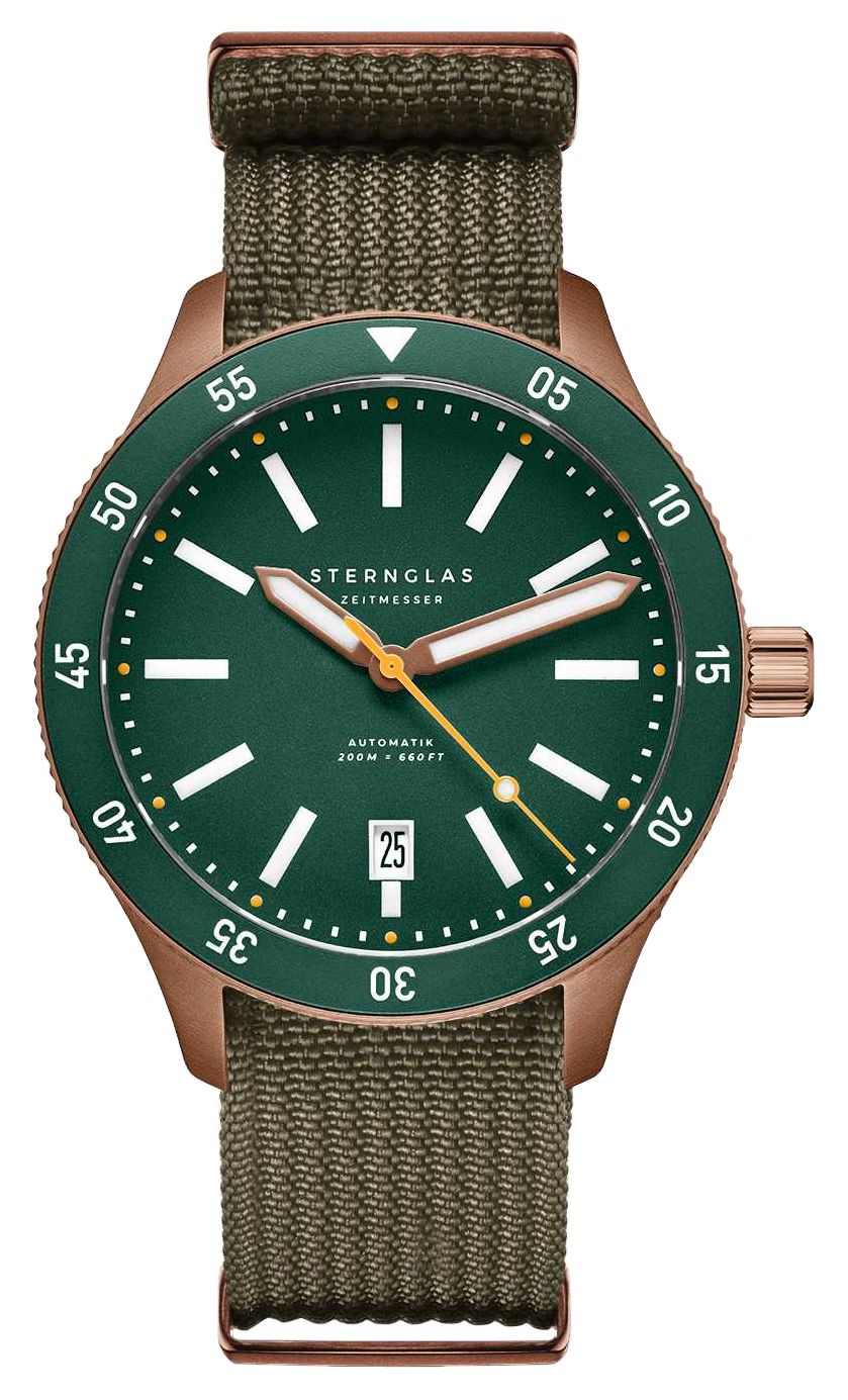 STERNGLAS S02-MA35-FI05 Marus 2.0 Automatic (42mm) Green Watch