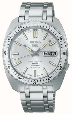 Seiko 5 Sports ‘Gene Kranz’ Recreation Limited Edition (38.2mm) Silver Dial / Stainless Steel Bracelet SRPL91K1