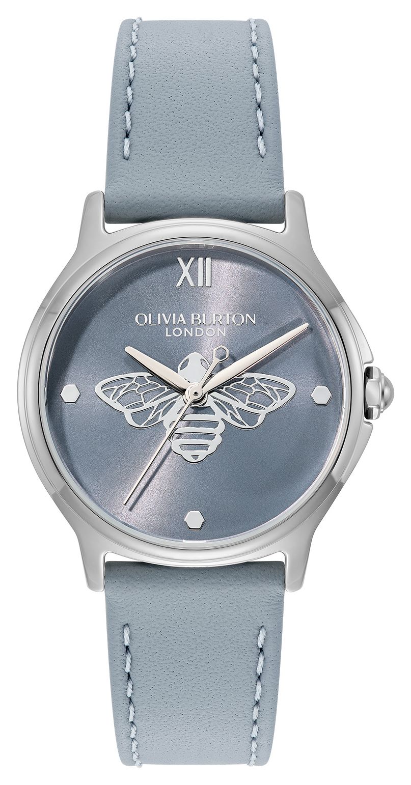 Olivia Burton 24000343 Classic Bee (29.8mm) Light Blue Dial Watch