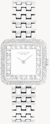 Coach Cass Two-Hand Quartz (24.2mm) White Dial / Stainless Steel Bracelet 14504558