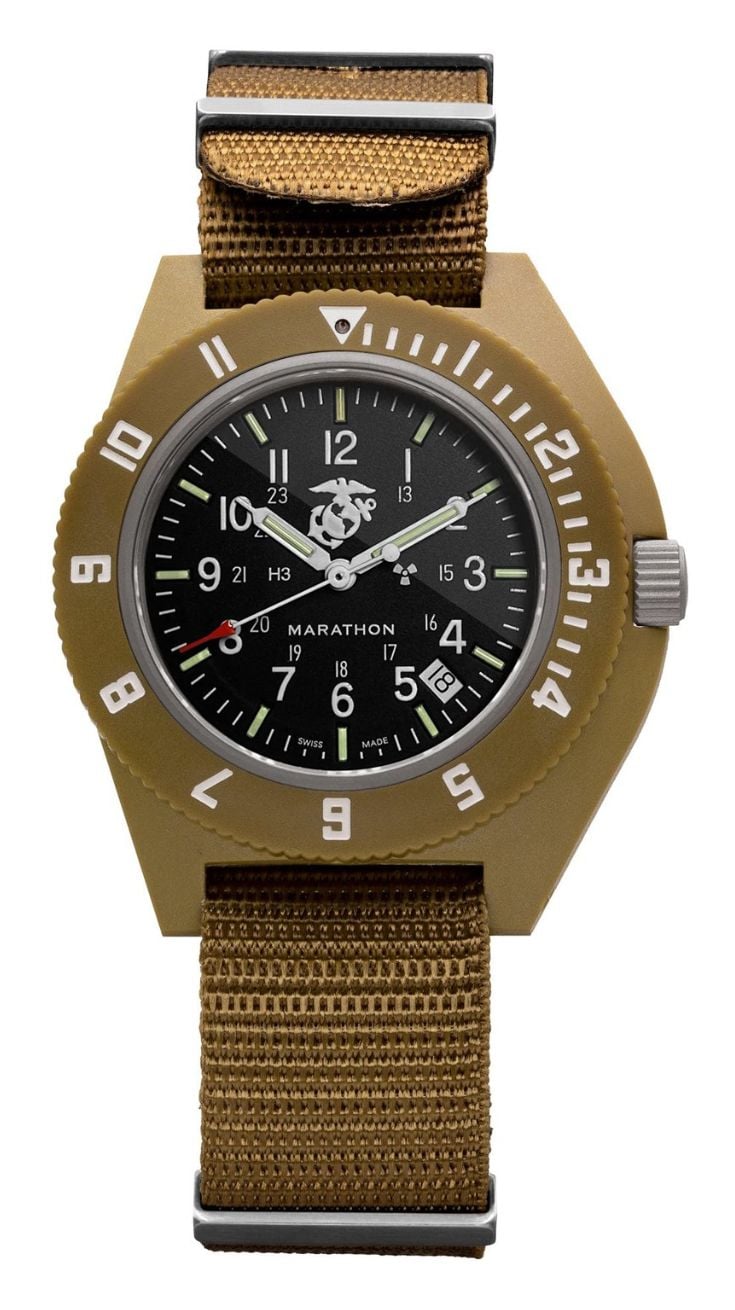 Marathon WW194013DT-0202 Official USMC NAV-D Desert Tan Watch