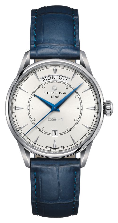 Certina C0294301601100 Men’s DS-1 Day Date (40mm) White Dial Watch