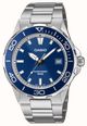 Casio MTD-145D Series Diver Style (43.2mm) Blue Sunray Dial / Stainless Steel Bracelet MTD-145D-2AVEF