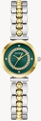 Guess LEENA Three-Hand Quartz (26mm) Green Dial / Two-Tone Stainless Steel Bracelet GW0994L3