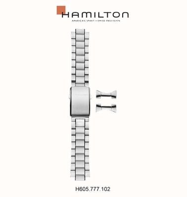 Hamilton Straps Bracelet-Set Steel For Khaki X-Wind And World Timer H695777102