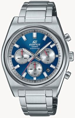 Casio EDIFICE Motorsports Chronograph (40mm) Blue Sunray Dial / Stainless Steel Bracelet EFB-730D-2AVUEF
