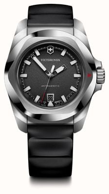 Victorinox I.N.O.X. Quartz (41mm) Black Dial / Black Rubber Strap 242028