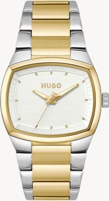 HUGO #TELLY Three-Hand Quartz (40mm) Silver Dial / Two-Tone Stainless Steel Bracelet 1530461