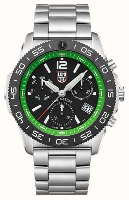 Luminox Pacific Diver Chronograph (44mm) Black Green Dial / Green Rubber Strap XS.3157.NF.M