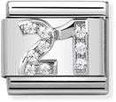 Nomination Classic 21 Sterling Silver & Steel Charm 330304/19