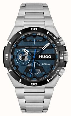 HUGO #wild (46mm) Blue Dial / Stainless Steel Bracelet 1530337