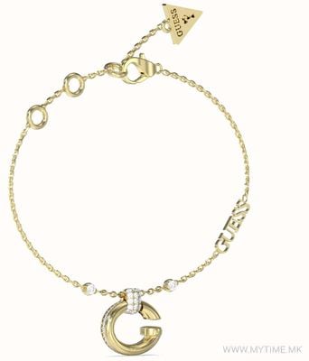 Guess Ladies 'Oh My G' Chain Bracelet JUBB04519JWYGS