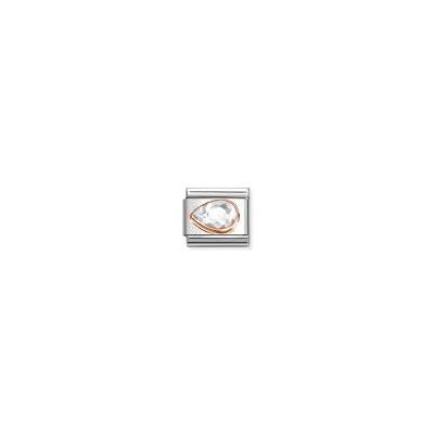 Nomination 430605/010 COMPOSABLE CLASSIC LINK, WHITE STONE Jewellery