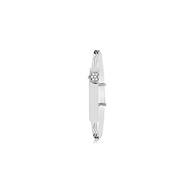 James Moore TH G4442 SILVER HEART BABY BANGLE Jewellery