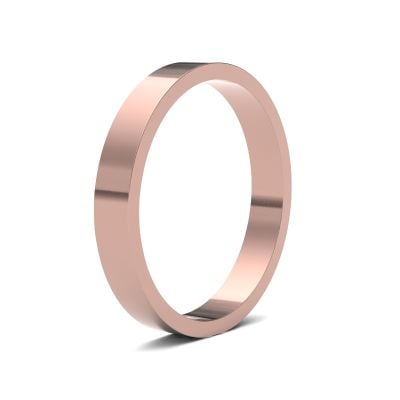 James Moore Wedding Ring  | 3mm | Light | Size Flat | AG_3LLF-9R AG_3LLF-9R