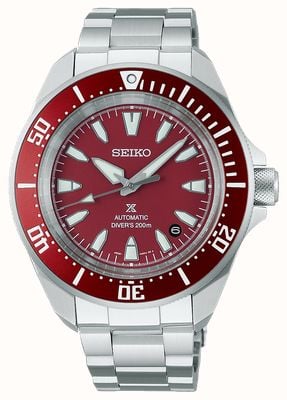 Seiko Prospex 4R Red ‘Shog-urai’ Diver (41.7mm) Red Dial / Stainless Steel Bracelet SRPL11K1