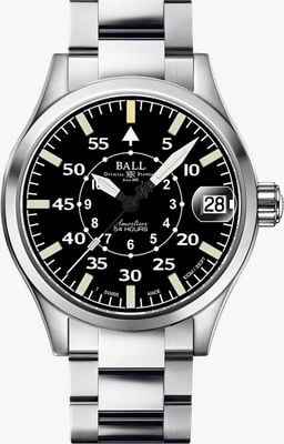 Ball Watch Company Engineer Master II Normandy Limited Edition (45mm) Black Dial / Stainless Steel Bracelet NM3500C-S4-BK