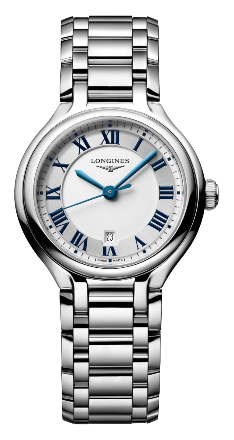 LONGINES L81424716 PrimaLuna Quartz (30mm) Silver Sunray Watch