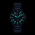 Emporio Armani Solar Chronograph (44mm) Blue Dial / Blue Ceramic Bracelet AR70024 - alternate view 2