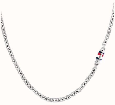 Tommy Hilfiger Men's Bruce Chain Necklace Silver 2790650