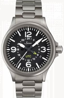 Sinn Men's 856 UTC Mens H-Link Bracelet 40mm Case Width Watch 856.010 BRACELET