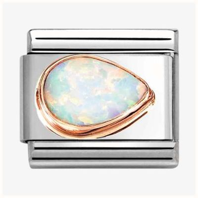 Nomination COMPOSABLE Classic Link White Opal Drop Right 430514/07