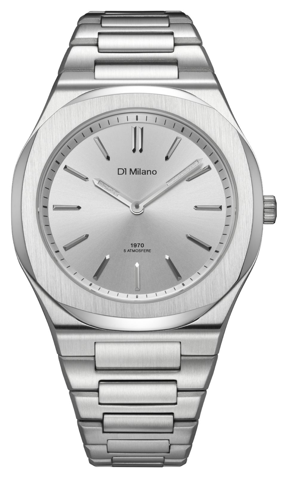 D1 Milano UHBJ02 Ultra Thin Groovy Silver (39mm) Silver Watch
