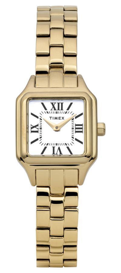 Timex TW2Y23700 Addison (23mm) White Dial / Gold-Tone Watch