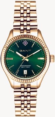 GANT SUSSEX (34mm) Green Dial / Gold PVD Stainless Steel G136011