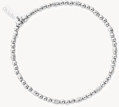 ChloBo Dainty Sparkle Bracelet Sterling Silver SBDSP