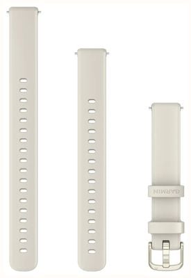 Garmin Lily® 2 Bands (14mm) Bone Silicone, Lunar Gold Hardware 010-13302-30