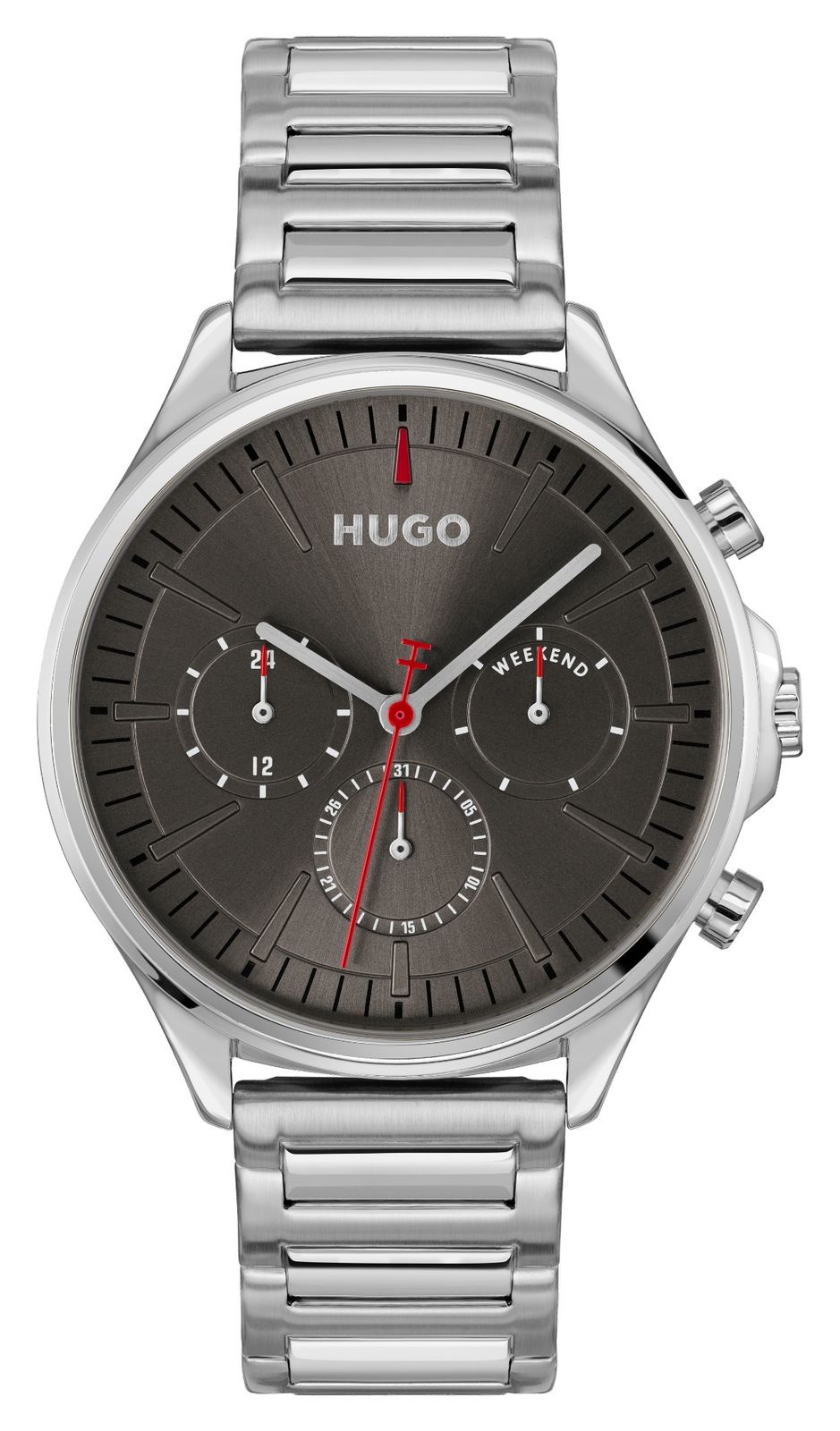 HUGO 1530411 #SMASH Multifunction (43mm) Black Dial / Watch