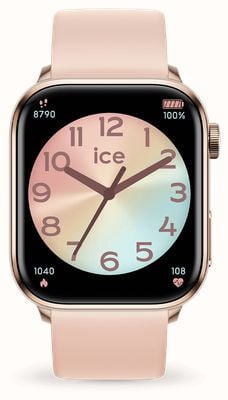 Ice-Watch ICE Smart Two 1.96 Rose-Gold Nude (39mm) Amoled Display / Nude Silicone Strap 022538