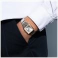 Herbelin Luna Diamond Quartz (24mm) Silver Guilloché Dial / Two-Tone Stainless Steel Bracelet 17457BT62Y01 - alternate view 4